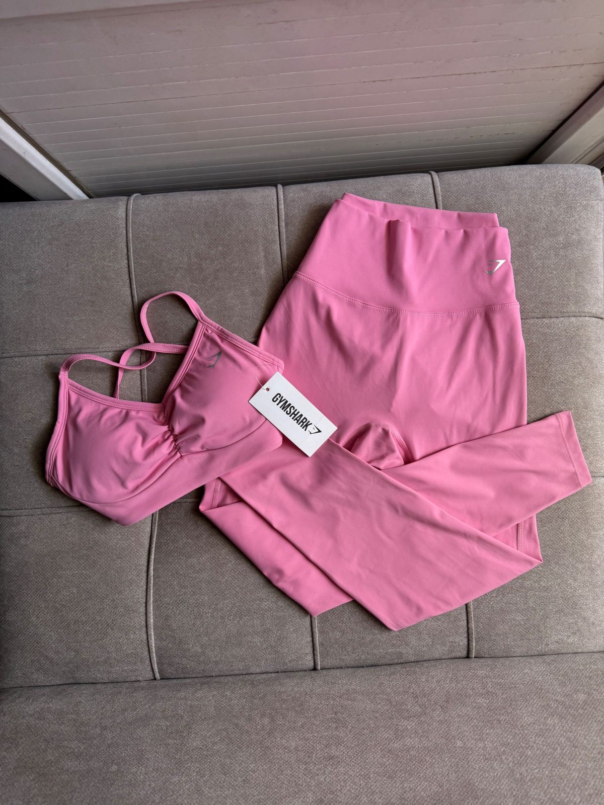 ست نیمتنه و لگ gymshark کد 1075 - Image 4